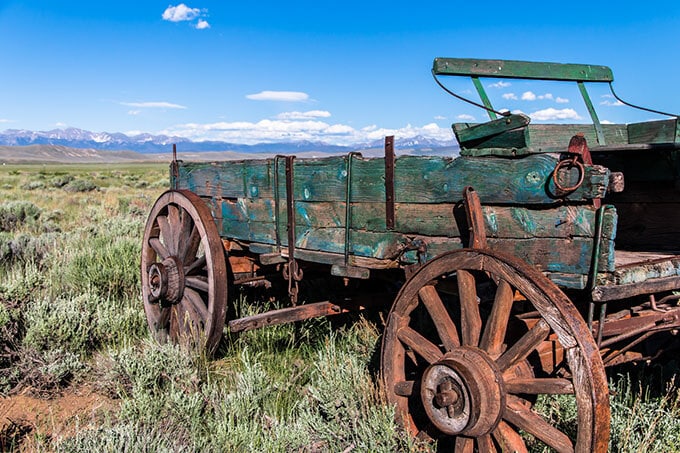 Abandoned Wagon of the West